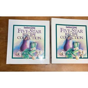 Southern Living Vols 1 & 2 Five-Star Recipe Collection 3 Ring Binders